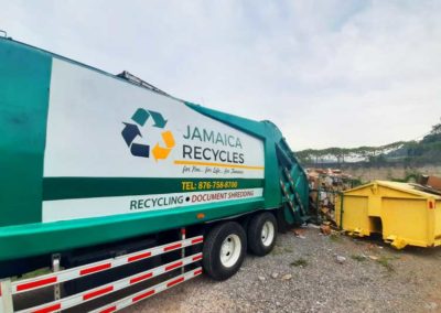 Jamaica Recycles truck